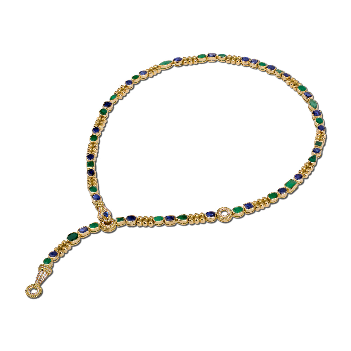 Multi-way Snake Gold Necklace