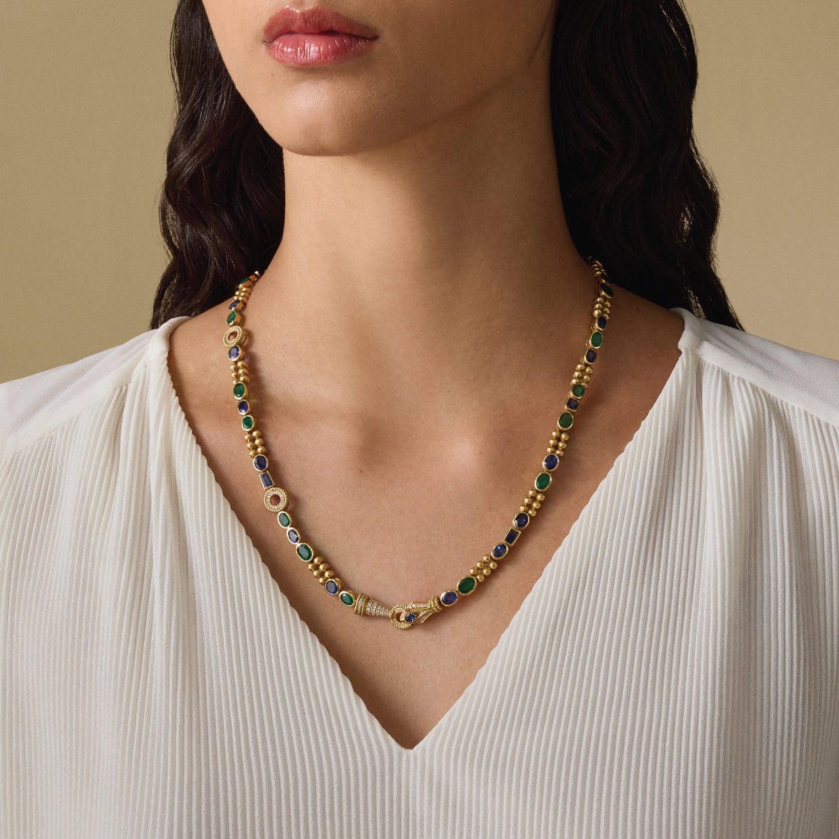 Multi-way Snake Gold Necklace