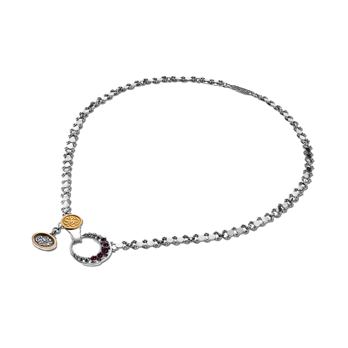 Eternity Crescent Necklace