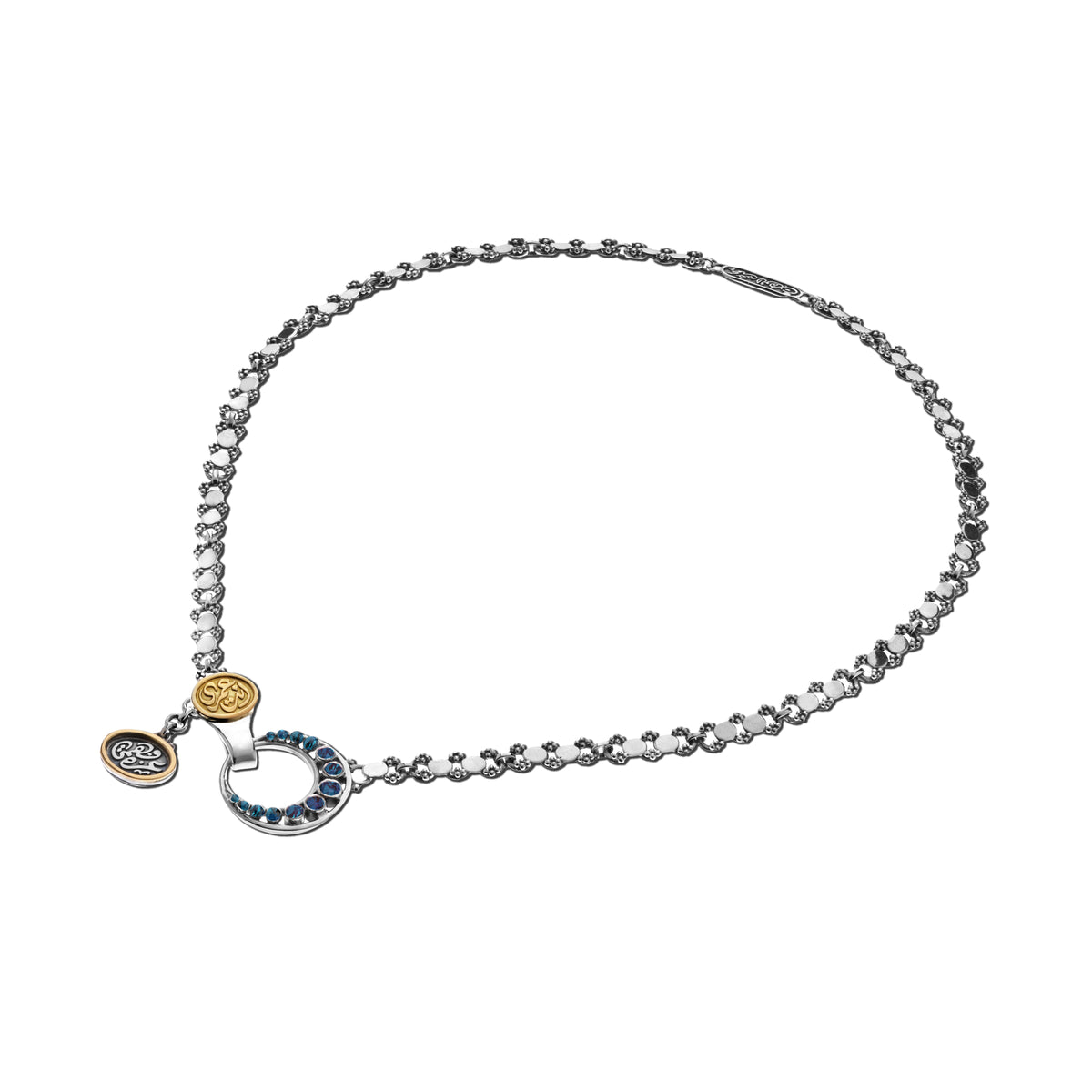 Eternity Crescent Necklace