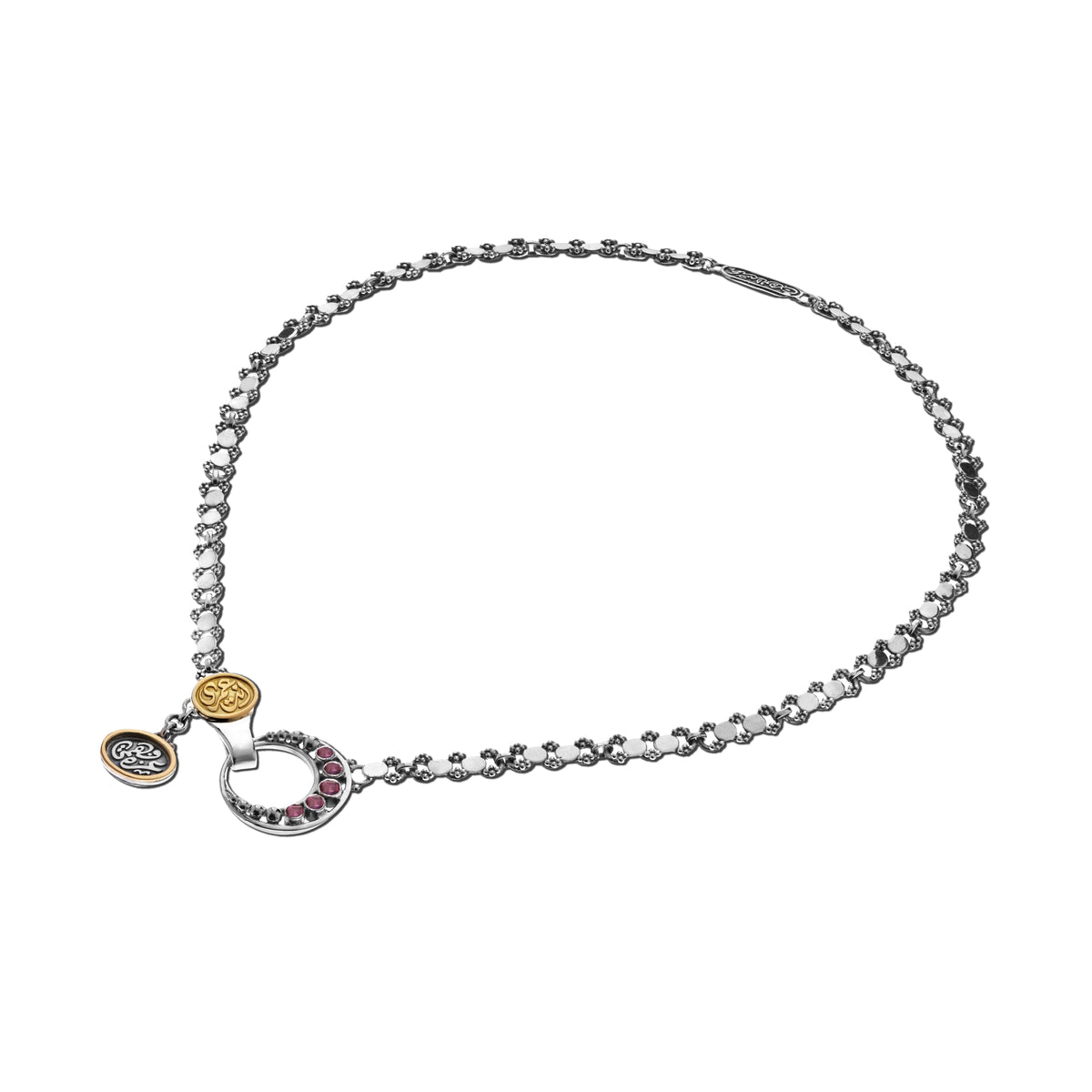 Eternity Crescent Necklace