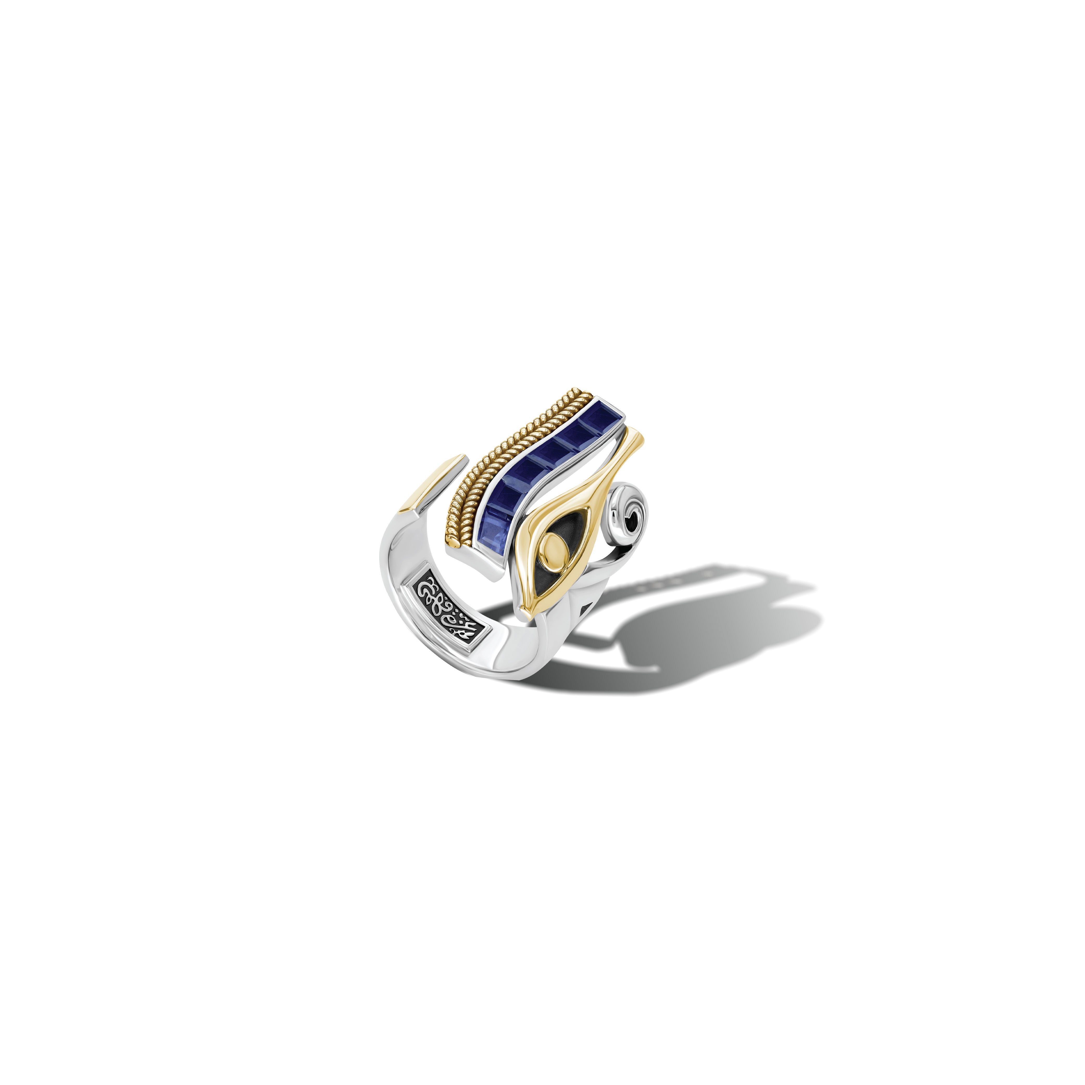 Eye of Horus Ring by Azza Fahmy - Gold|Sterling Silver - Designer Rings - CRSG20005YB53