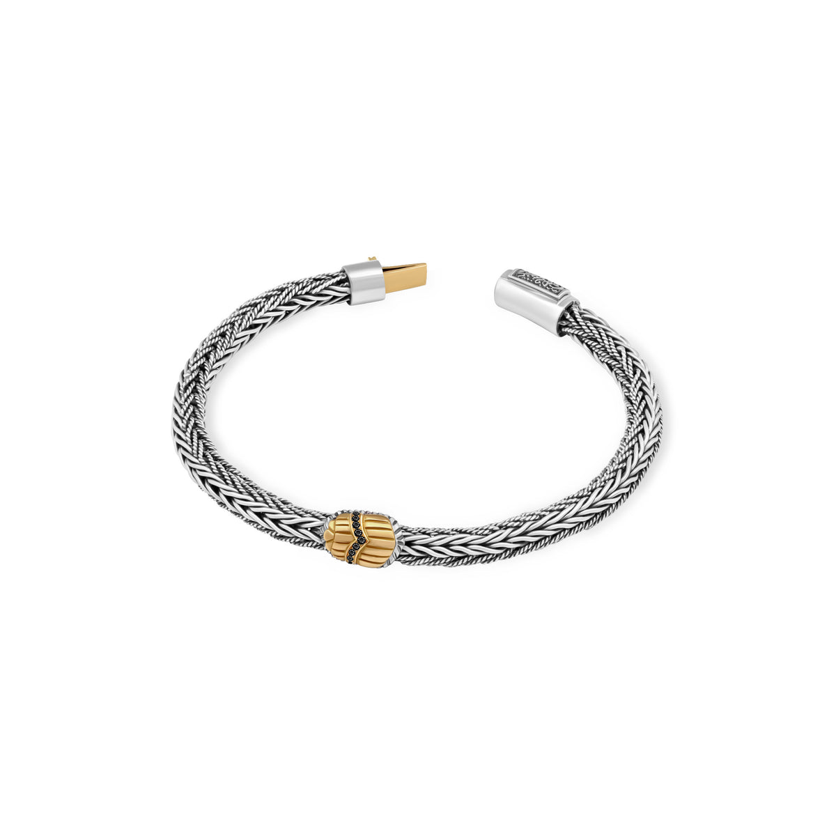 Braided Scarab Bracelet
