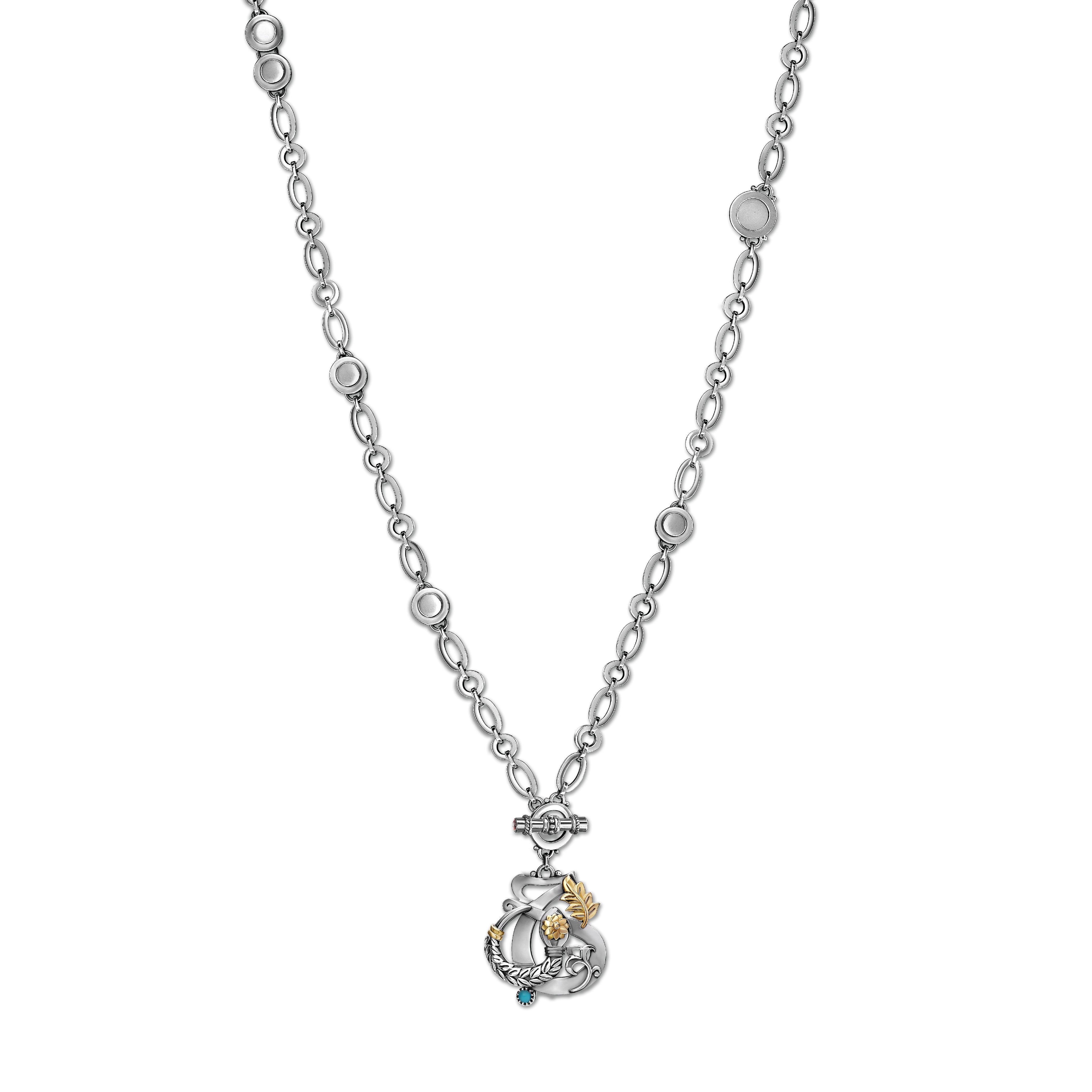 Love & Rebirth Multi-way Necklace by Azza Fahmy - Gold|Sterling Silver - Designer Necklaces - FNSG22003YANN