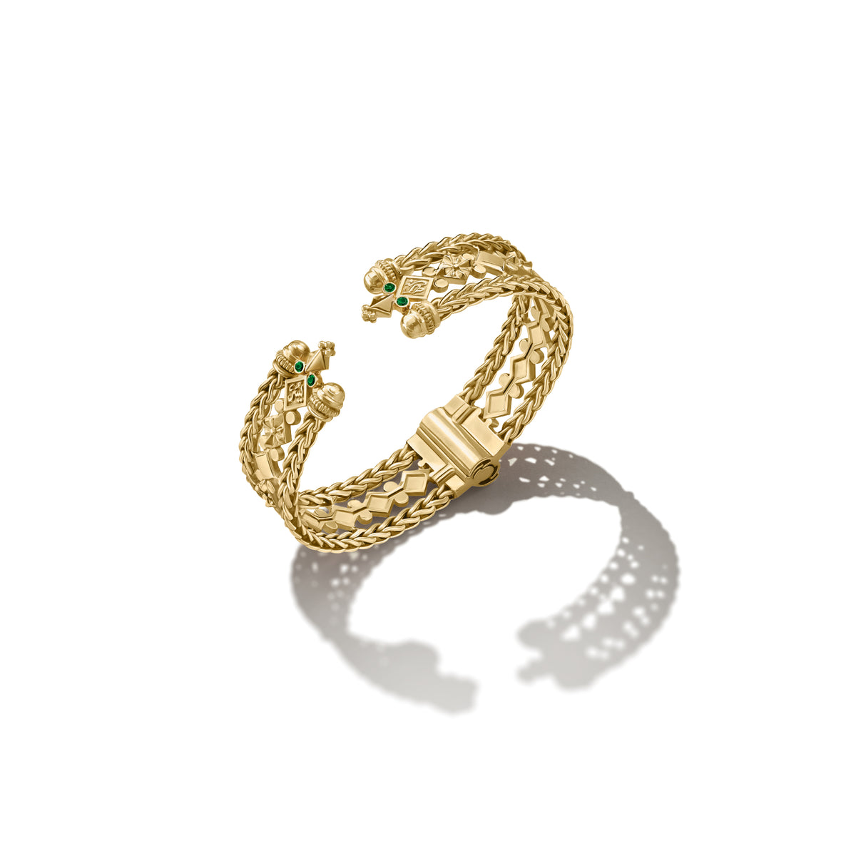 Gold Roman Chain Bangle