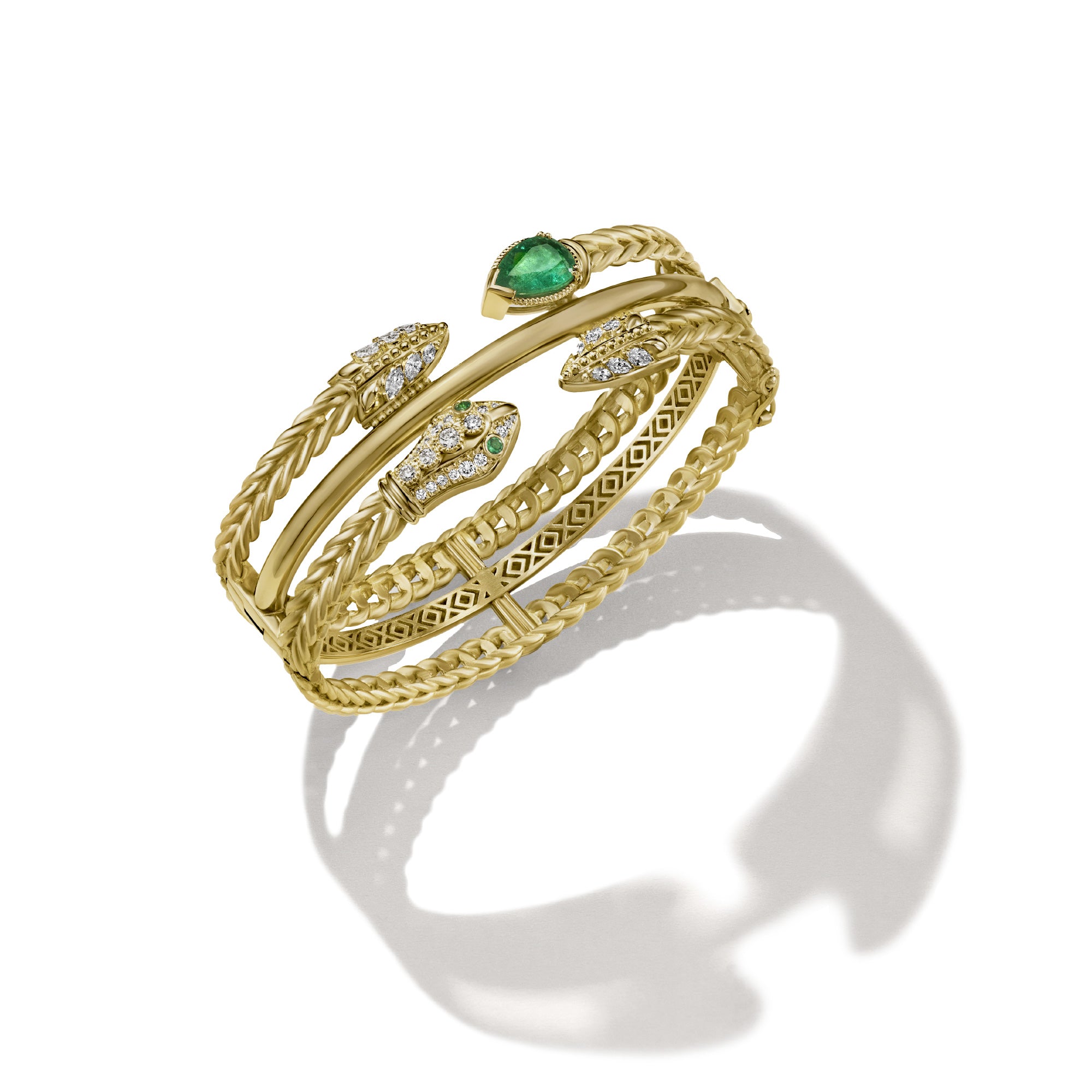 Entwined Snake Bangle