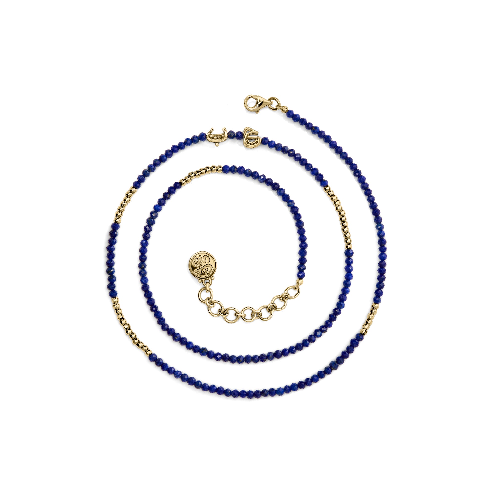 Wrap-around “Love” Bracelet by Azza Fahmy - 18kt Gold - Designer Bracelets - LBGG25010YAOO