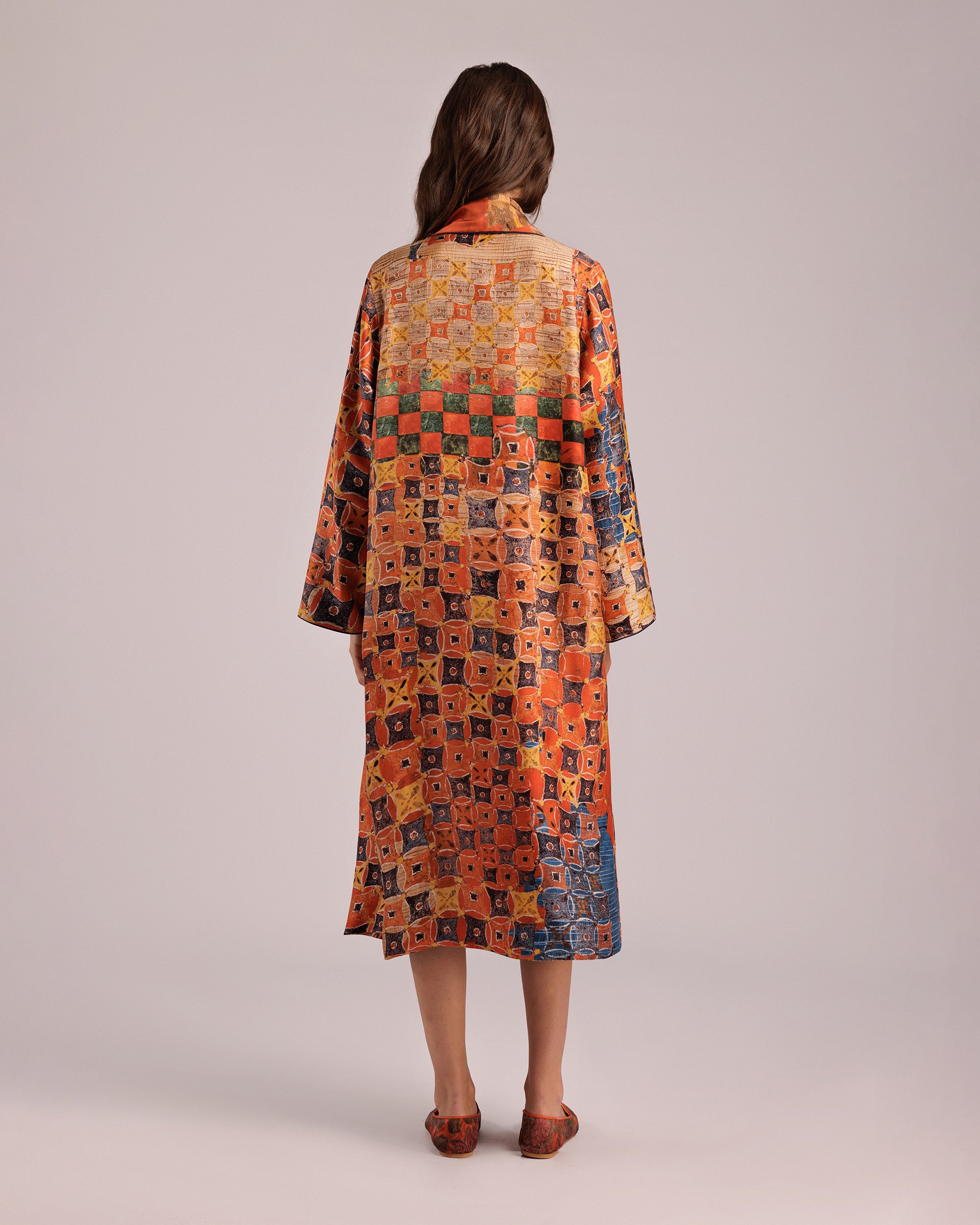Reversible Sennefer Robe by Azza Fahmy - Designer Coats & Jackets