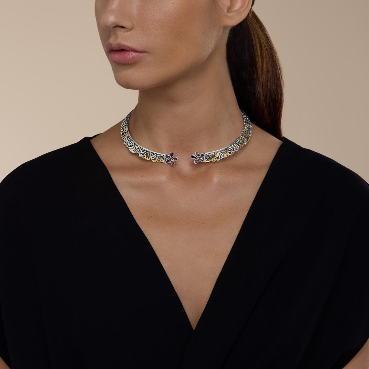 Poetry Floral Choker