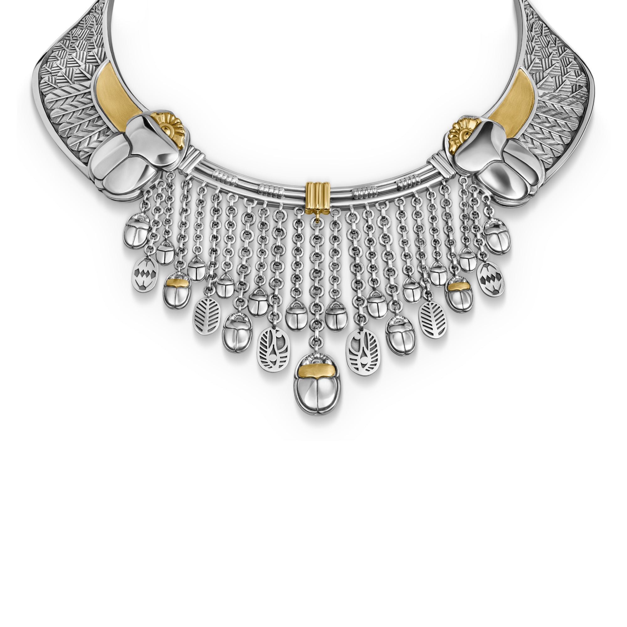 Winged Scarab Necklace