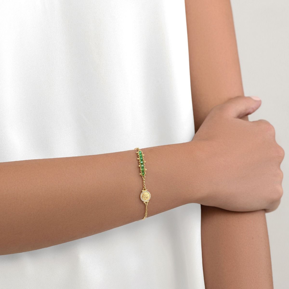 Love Bracelet by Azza Fahmy - Gold - Designer Bracelets - CBGG21001YBOO