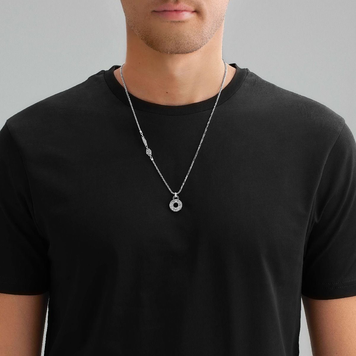 Faith Necklace by Azza Fahmy - Sterling Silver - Designer Necklaces - GNSS22003YANN