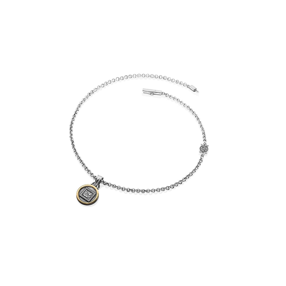 Happiness Charm Necklace by Azza Fahmy - Gold|Sterling Silver - Designer Necklaces - CNSG16008YANN