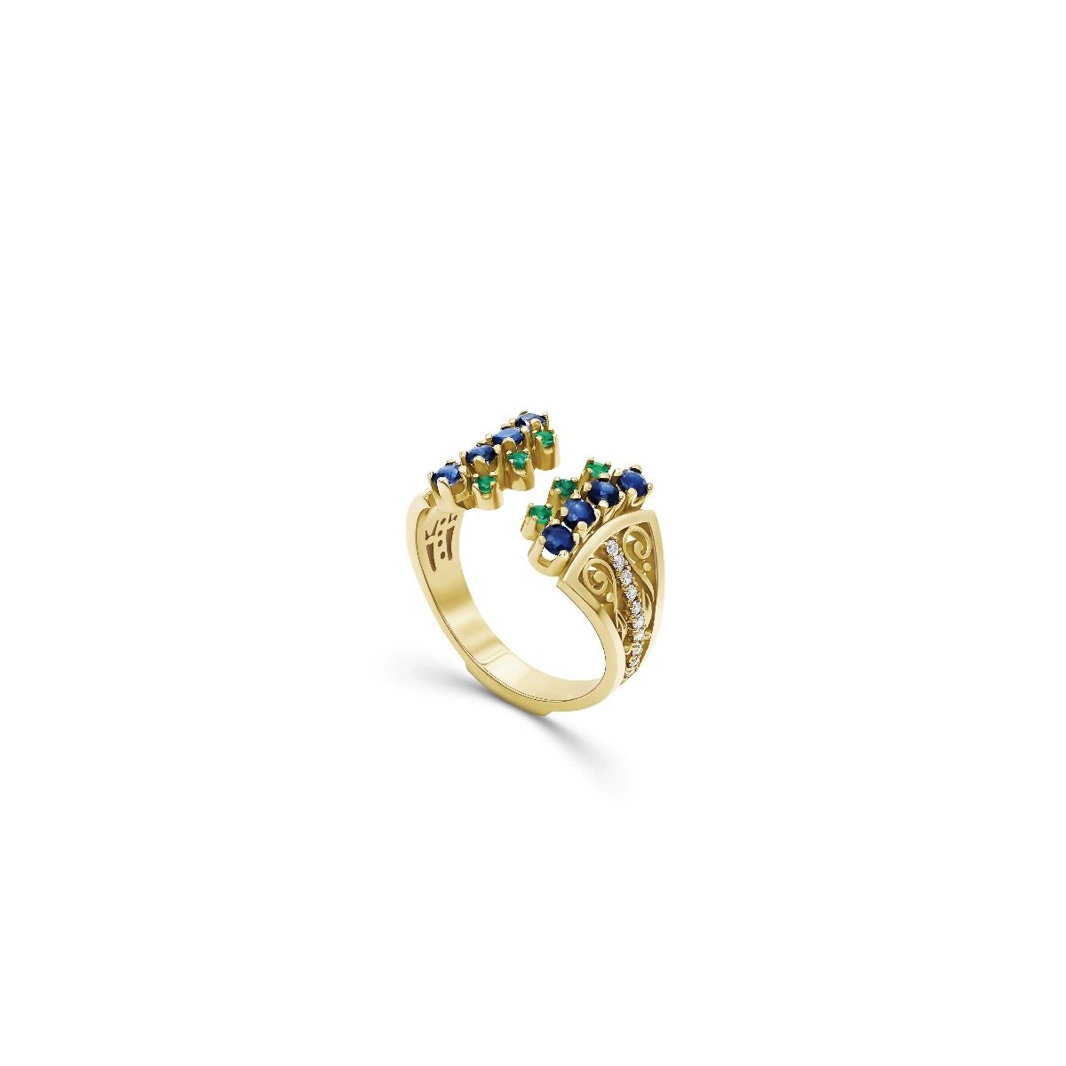 Ajouré Ottoman Ring by Azza Fahmy - Gold - Designer Rings - CRGG20002YB52