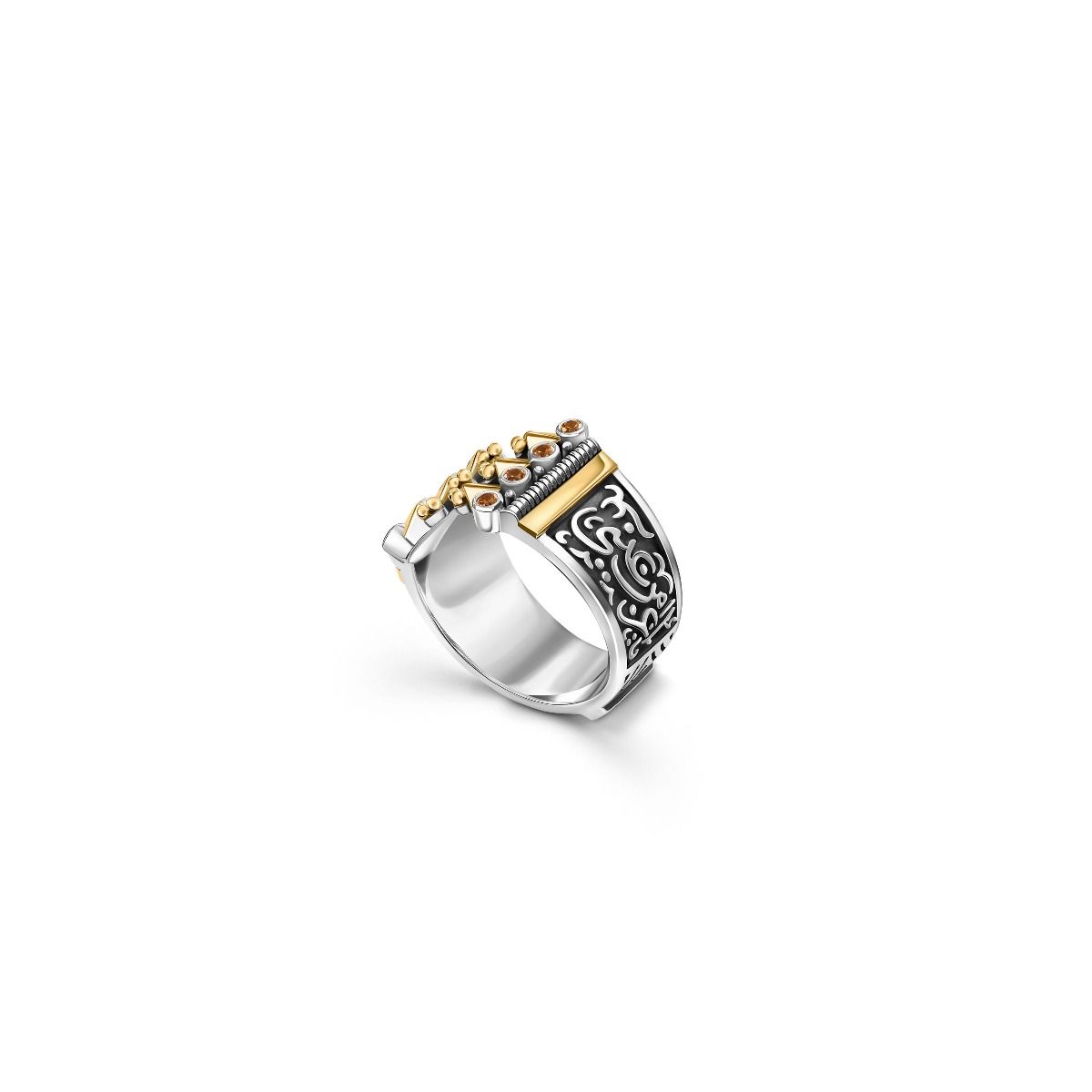 Classic Ring by Azza Fahmy Gold|Sterling Silver Designer Rings