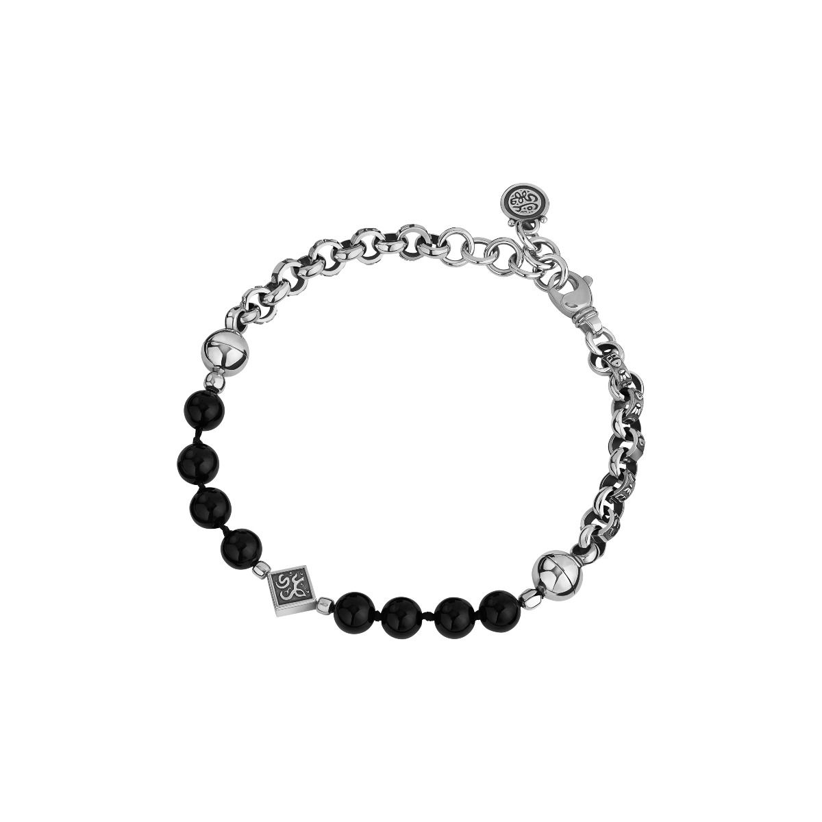 Eternity Bracelet for Him by Azza Fahmy - Sterling Silver - Designer Bracelets - GBSS20001YAOO