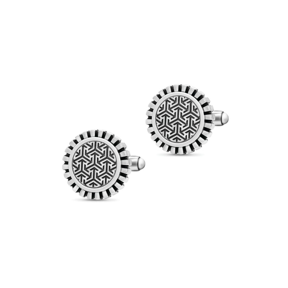Mamluk Cufflinks by Azza Fahmy - Sterling Silver - Designer Cufflinks - GCSS20002NNNN