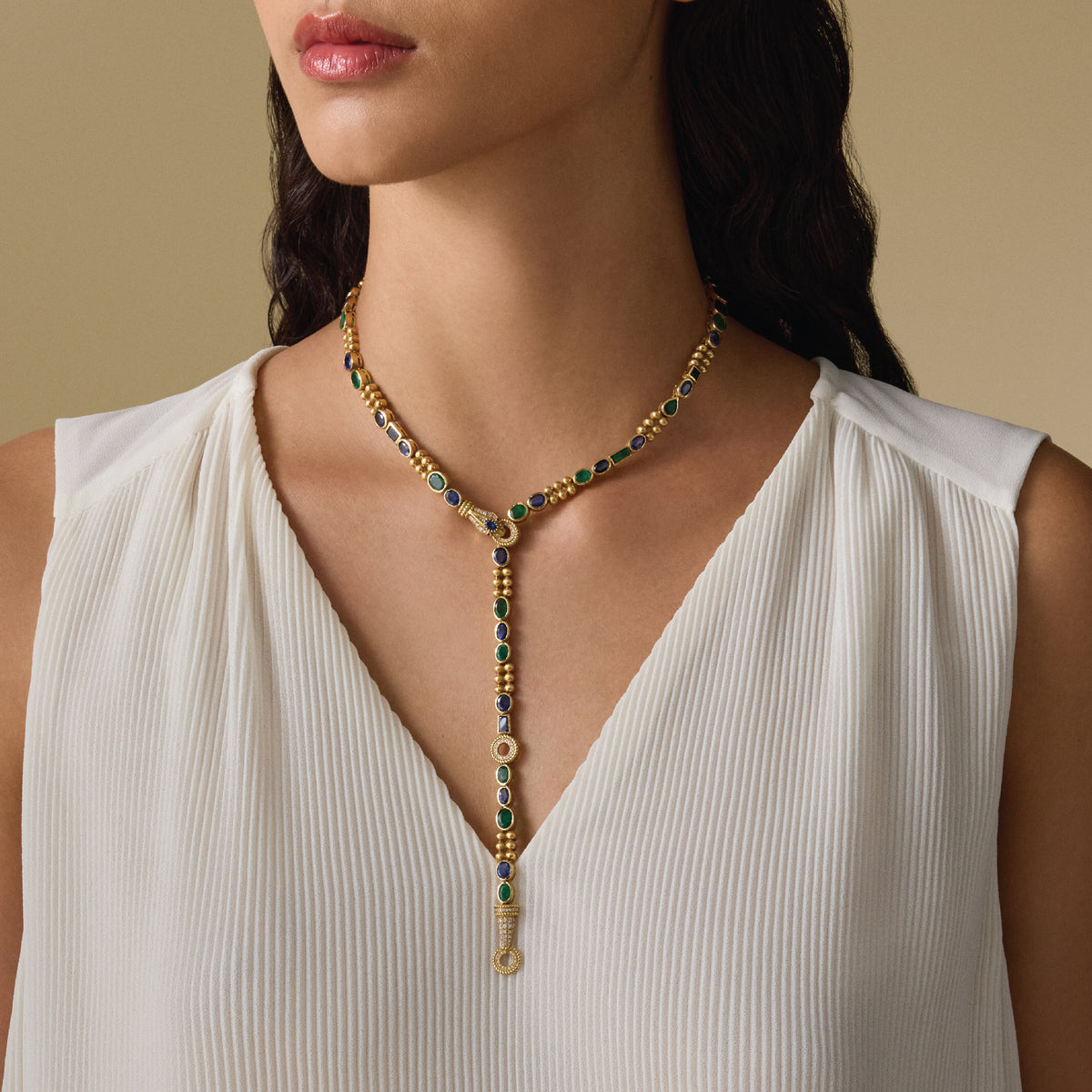 Multi-way Snake Gold Necklace