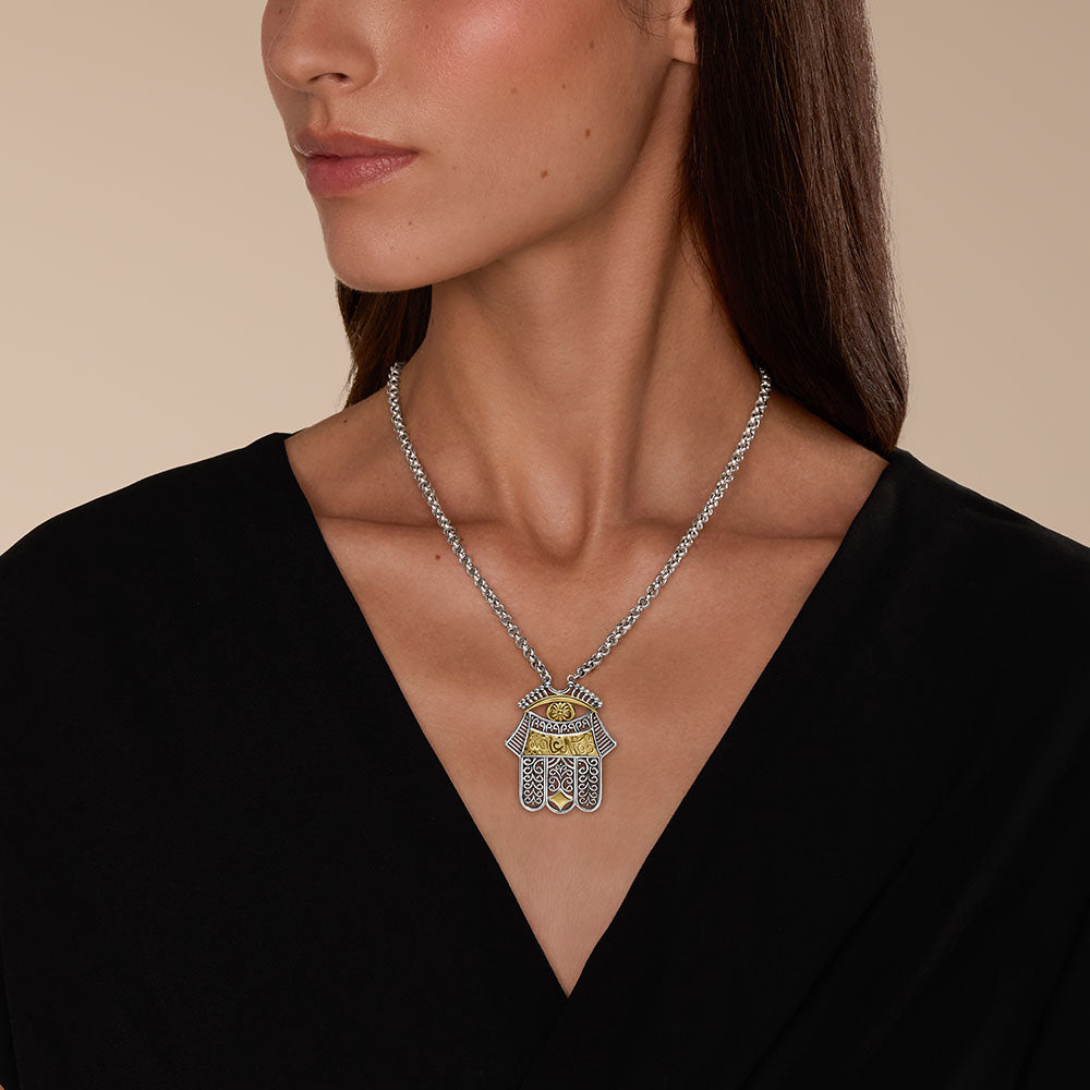 Ajour Kaf Necklace