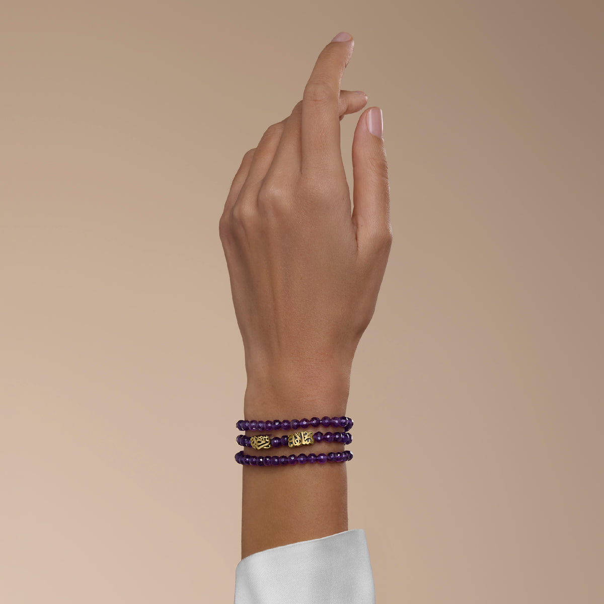 Happiness Wrap-Around Bracelet by Azza Fahmy - Gold|Sterling Silver ...