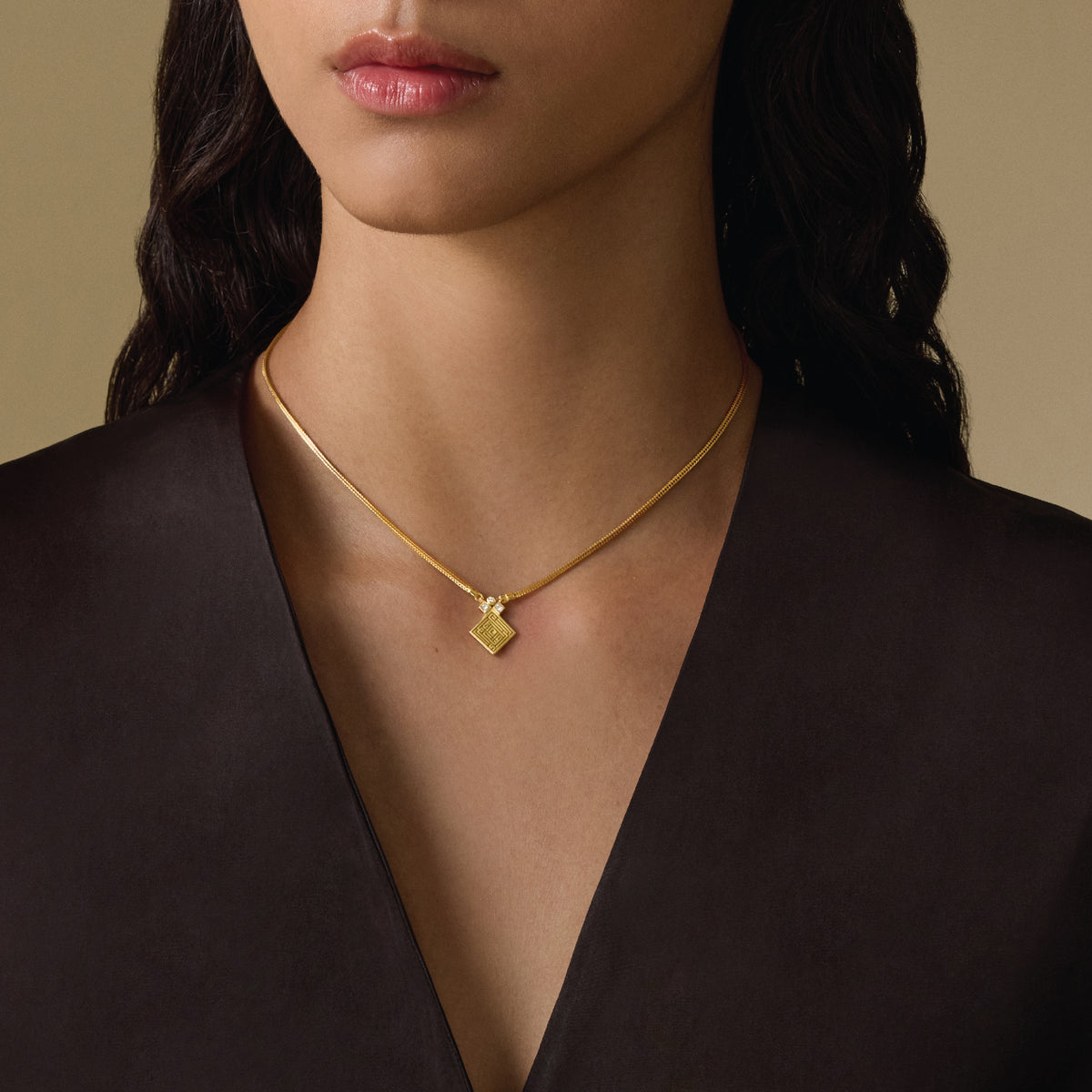 Kufic Script Necklace