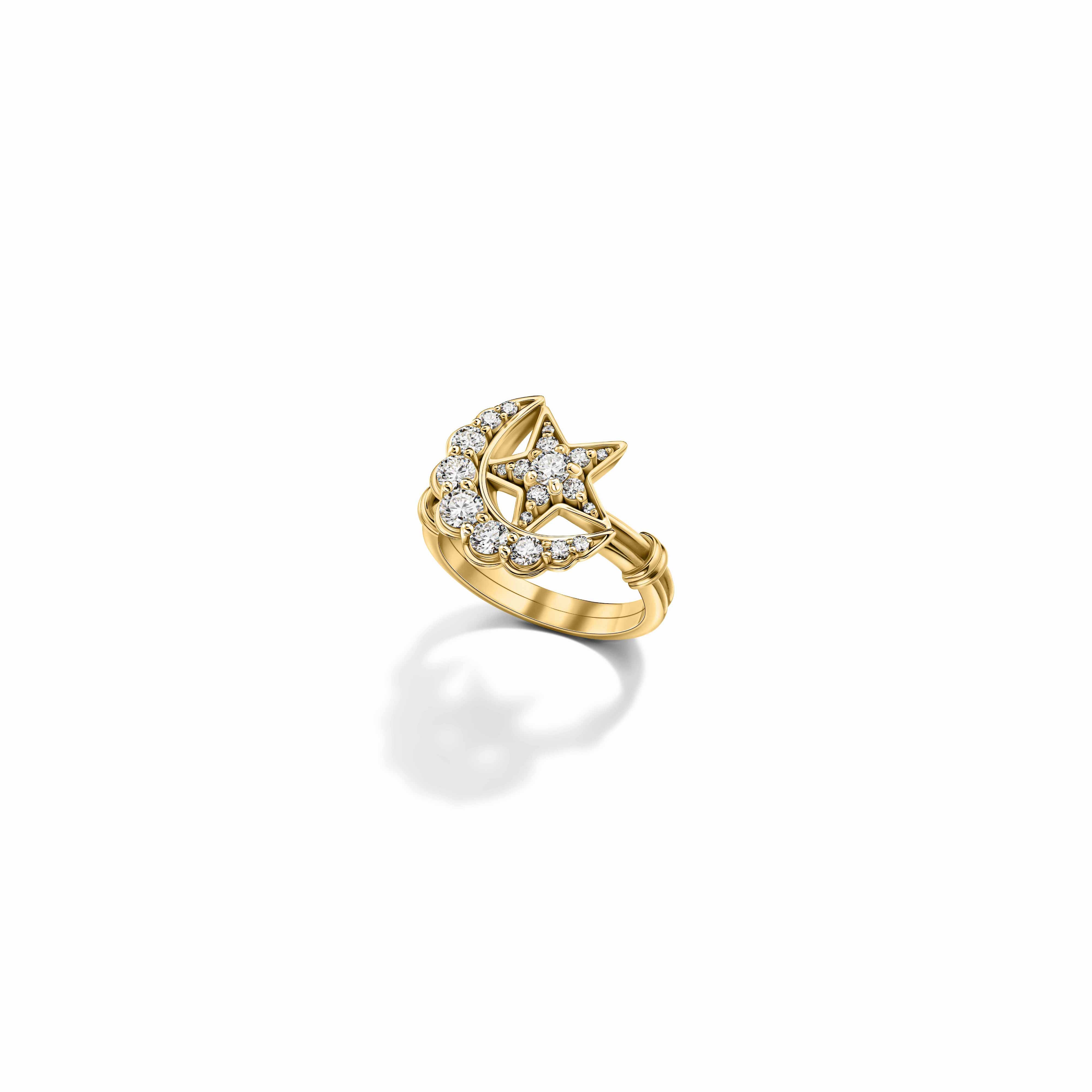 Ottoman Diamond Ring by Azza Fahmy - Designer Rings