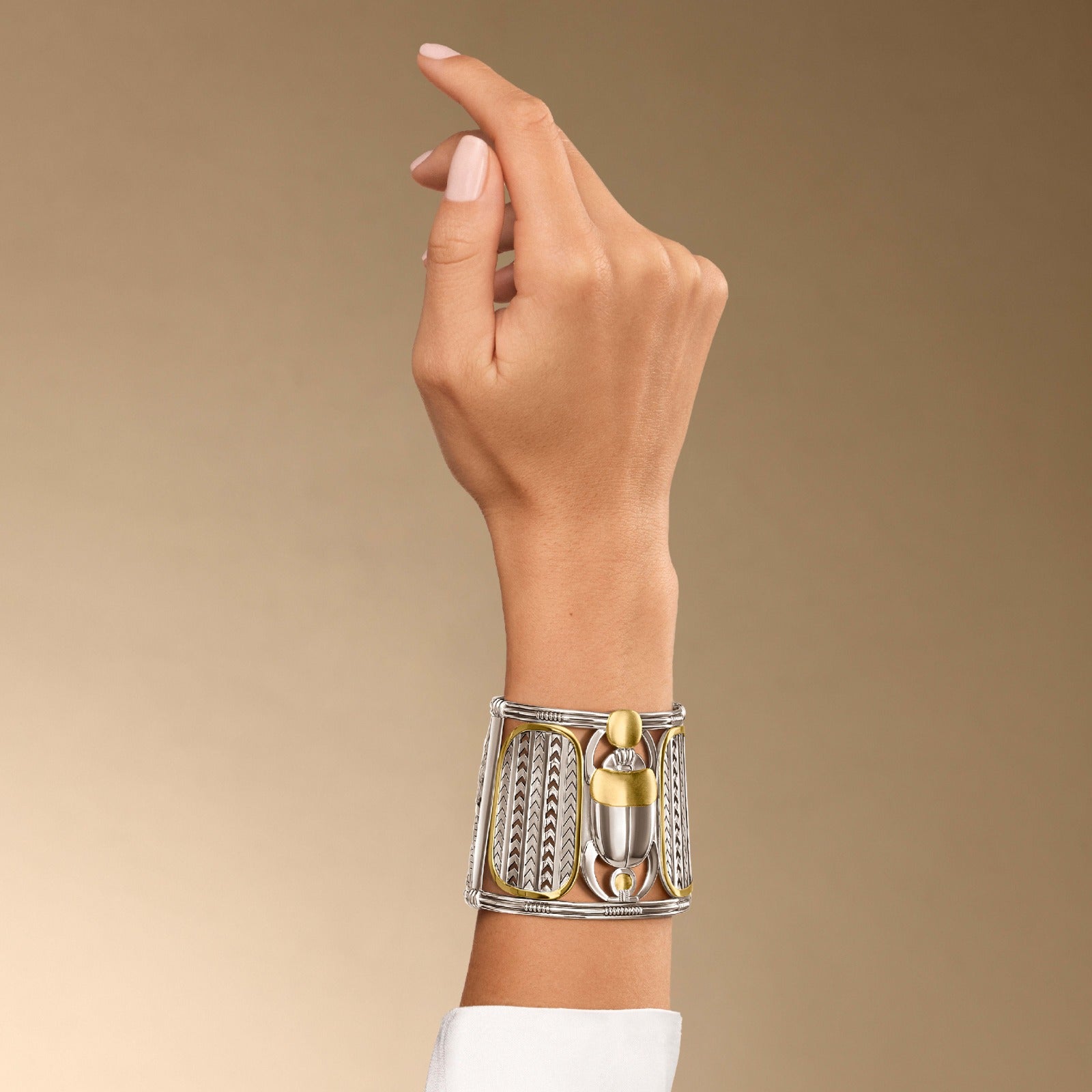 Winged Scarab Cuff