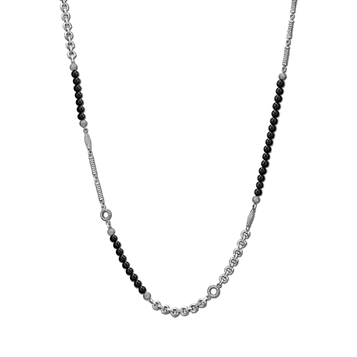 Multi-Chain Beaded Necklace