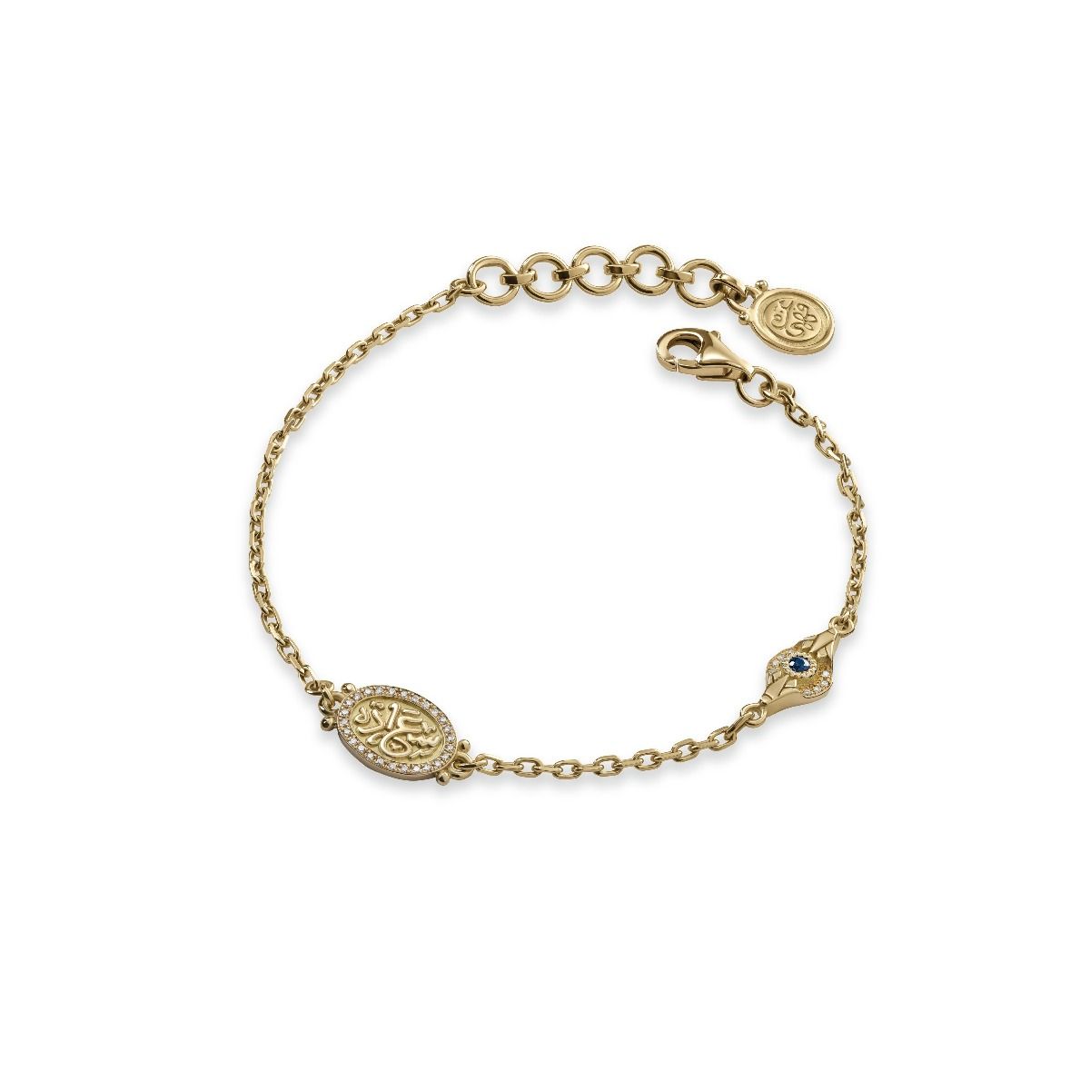 Gold Happiness Bracelet by Azza Fahmy - Designer Bracelets