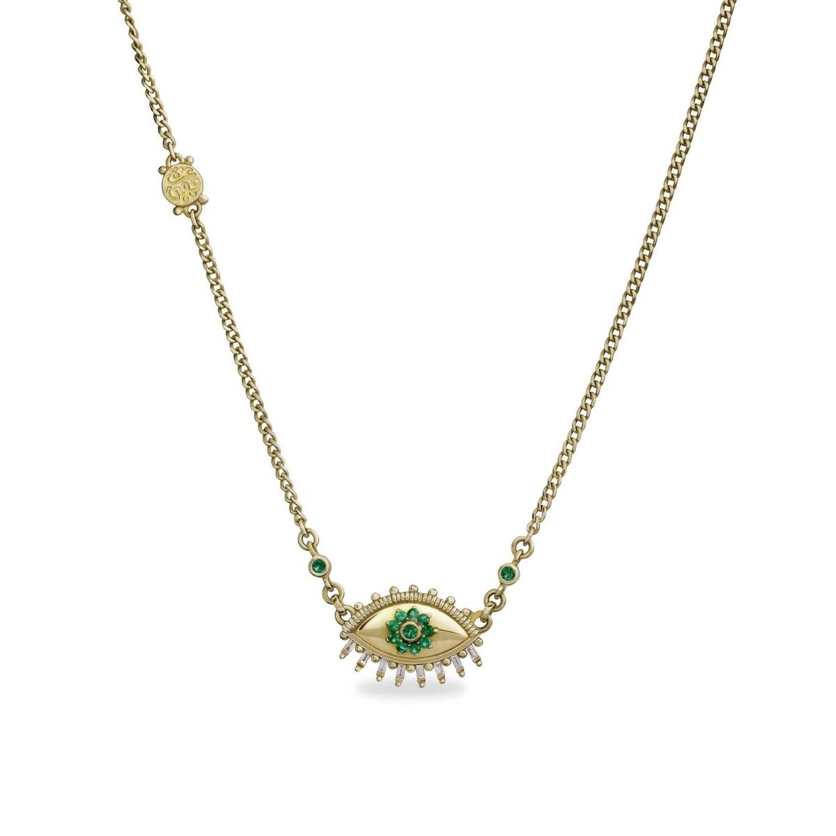 Eye Chain Necklace by Azza Fahmy - Designer Necklaces