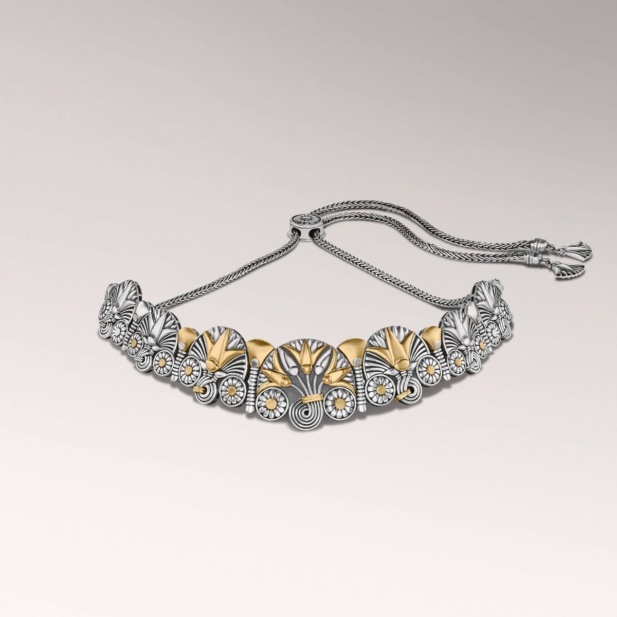  Lotus Choker by Azza Fahmy - Designer Necklaces