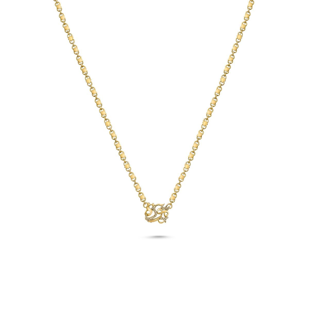 Gold Endearment Necklace by Azza Fahmy - Designer Necklaces